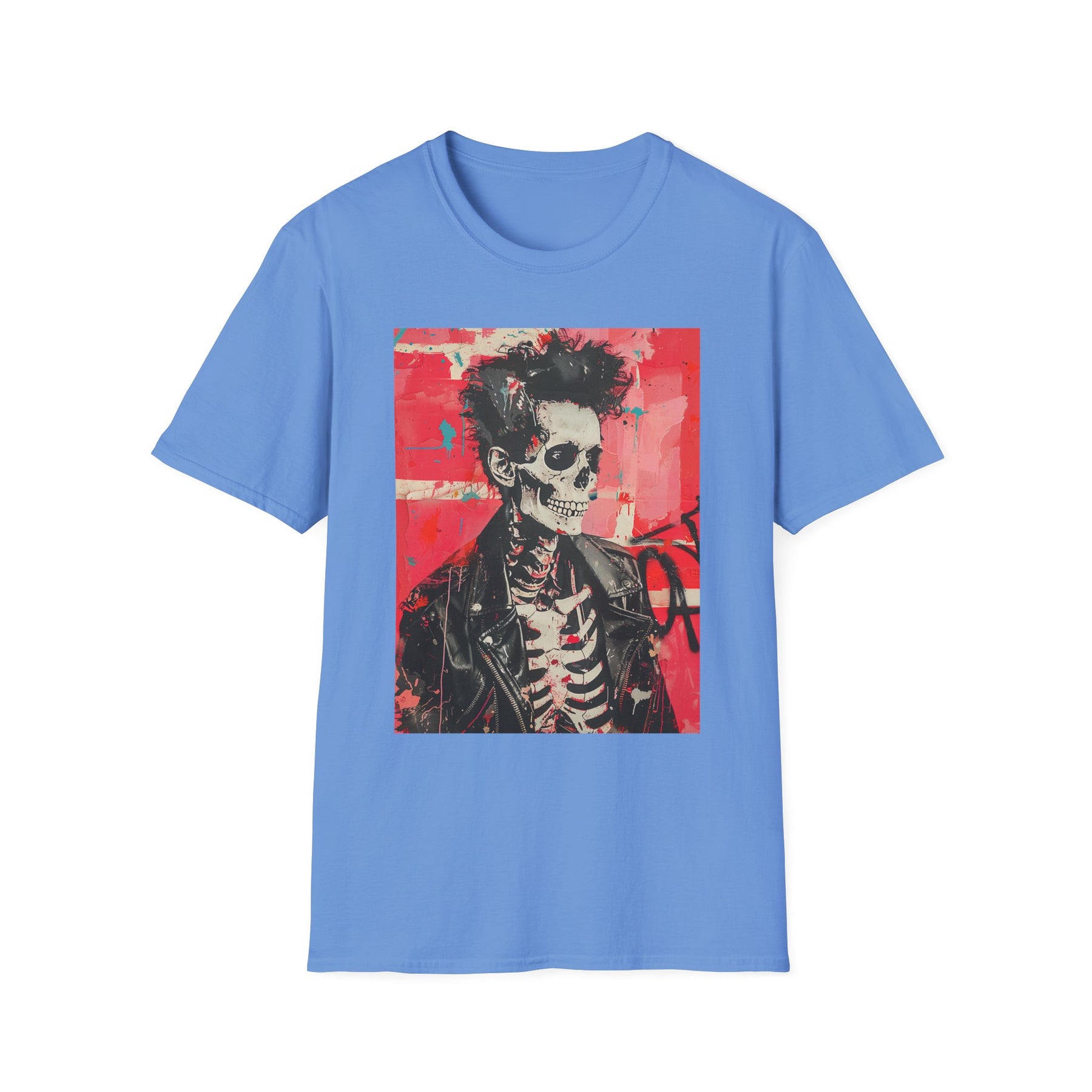 Punk Skull Unissex T-Shirt