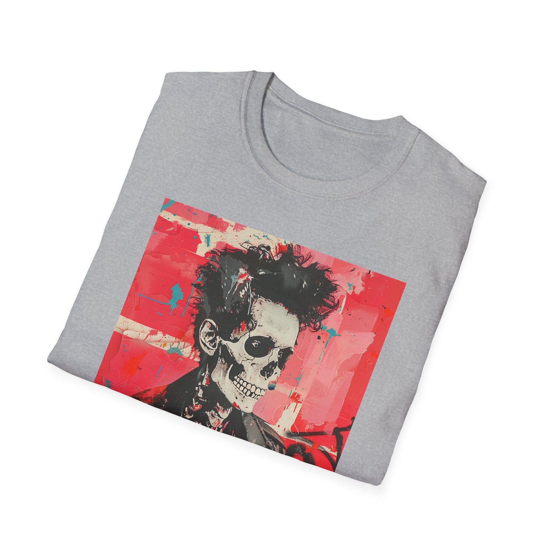 Punk Skull Unissex T-Shirt