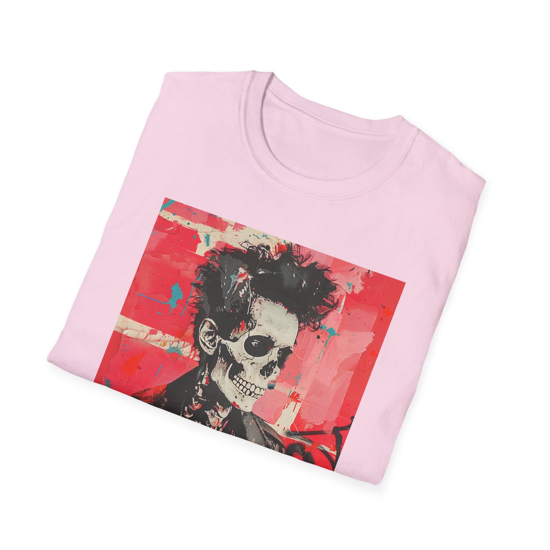 Punk Skull Unissex T-Shirt