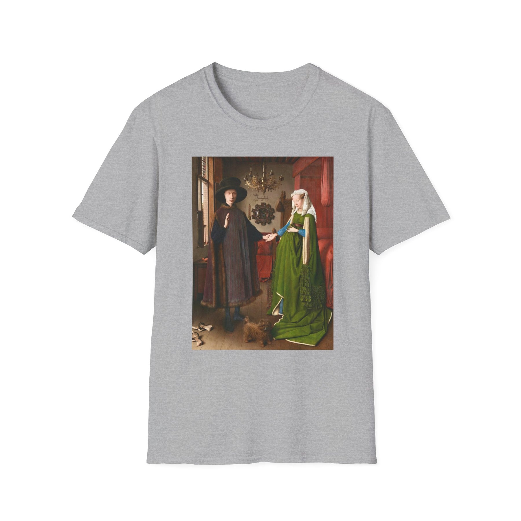 The Arnolfini Portrait (1434) by Jan van Eyck Unissex T-Shirt