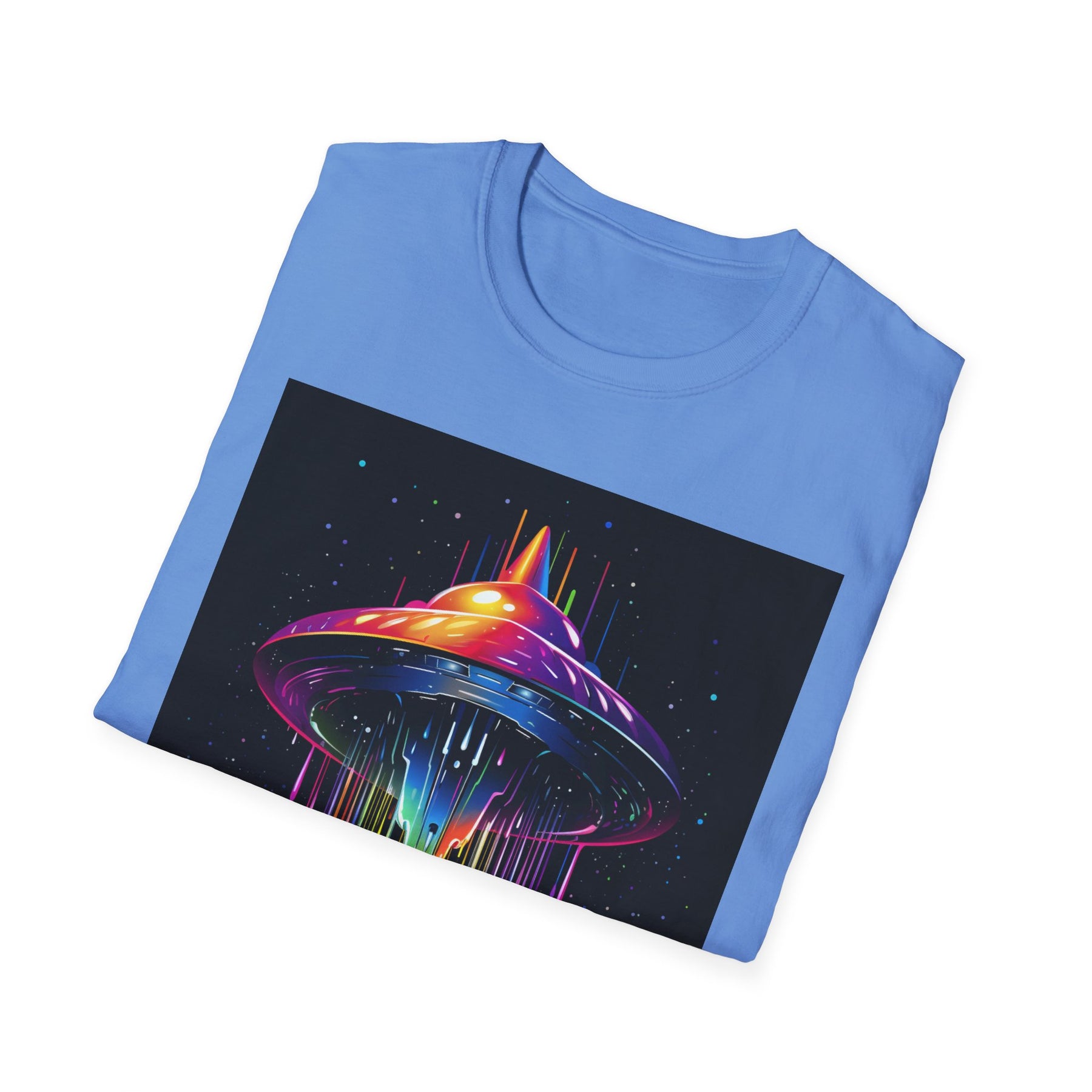 Neo Flying Saucer Unissex T-Shirt