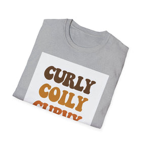 Curly, Coily Unissex T-Shirt