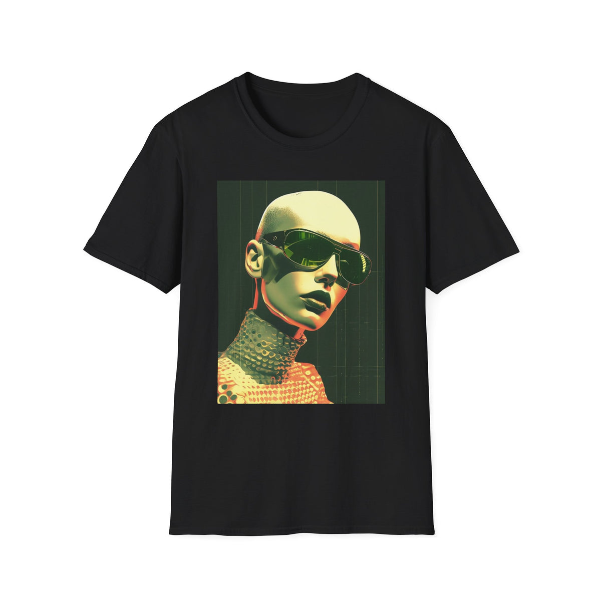 Cyberpunk Woman Unissex T-Shirt