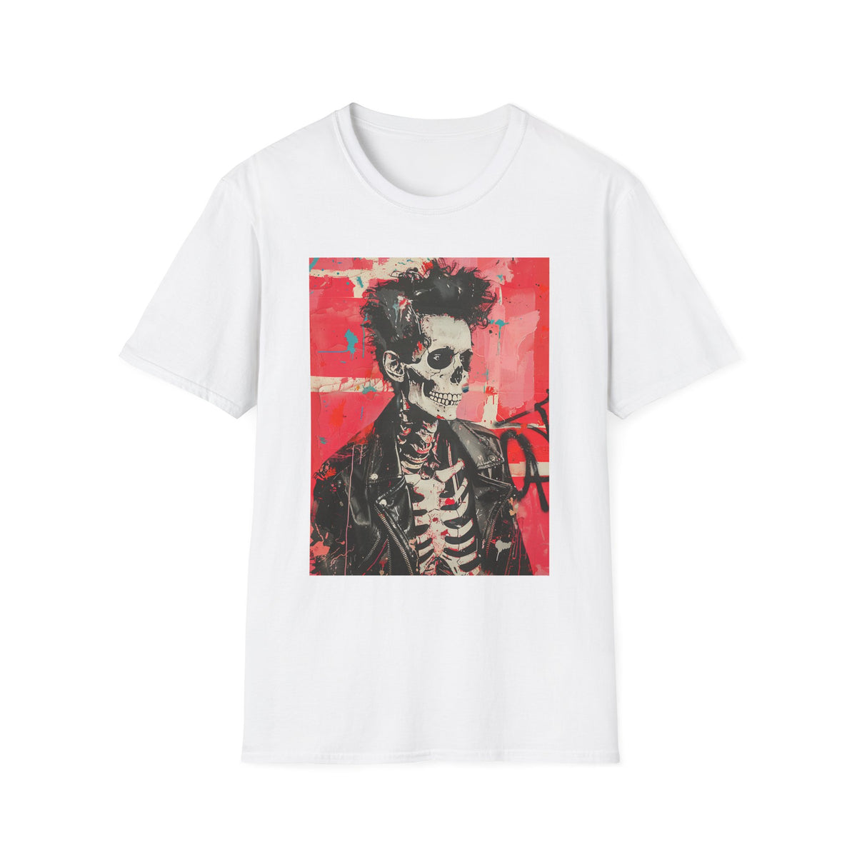 Punk Skull Unissex T-Shirt