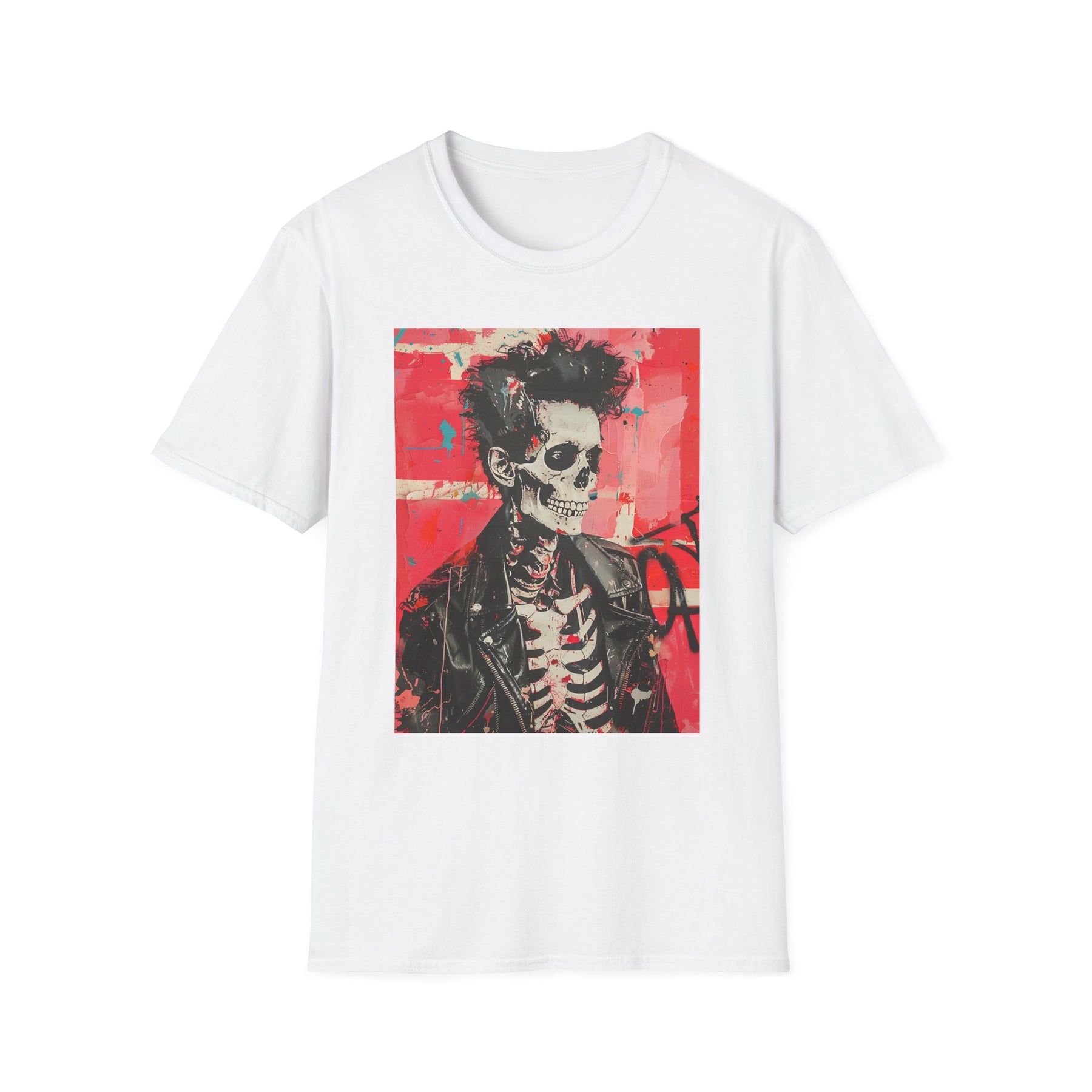 Punk Skull Unissex T-Shirt