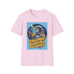 Chasing Banana To Space Unissex T-Shirt