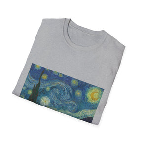 Van Gogh, The Starry Night Unissex T-Shirt