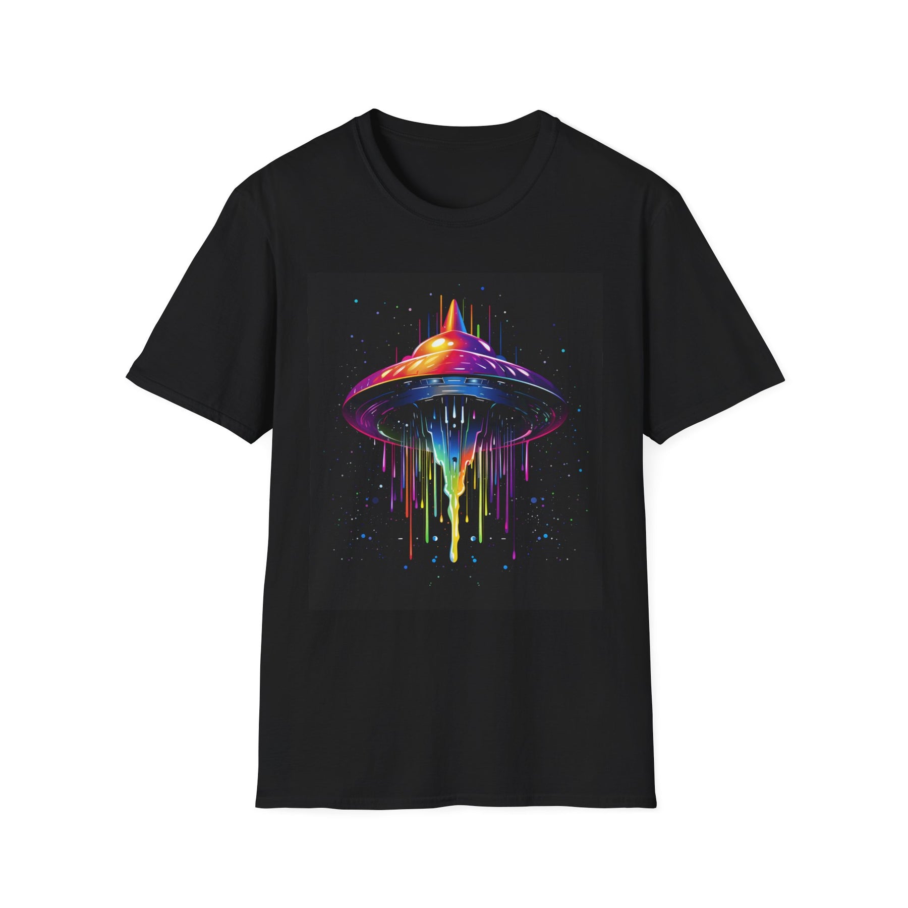 Neo Flying Saucer Unissex T-Shirt