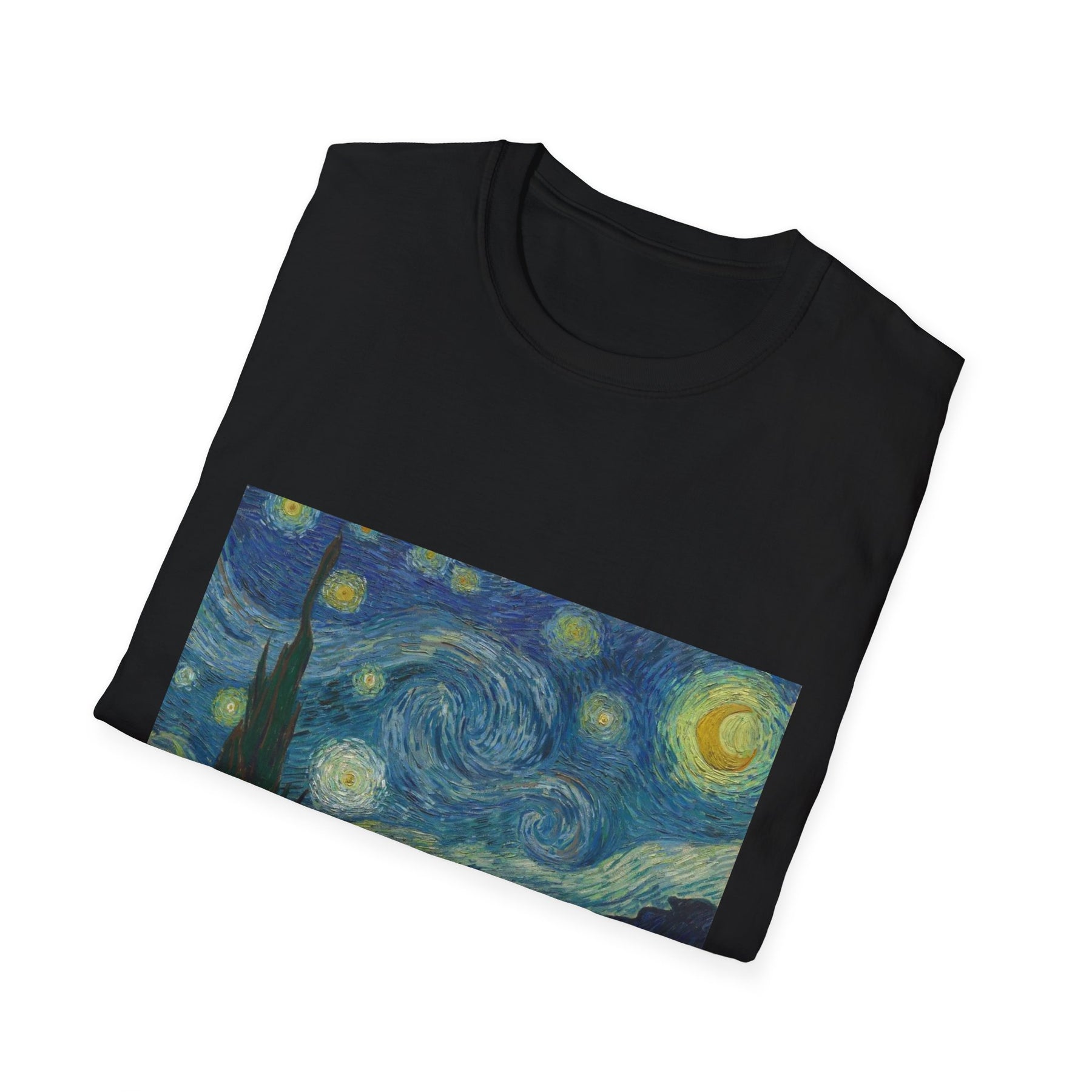 Van Gogh, The Starry Night Unissex T-Shirt