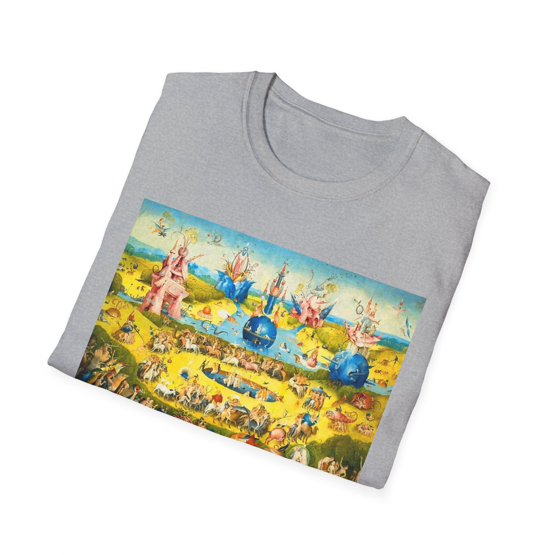 Hieronymus Bosch, The Garden of Earthly Delights Unissex T-Shirt