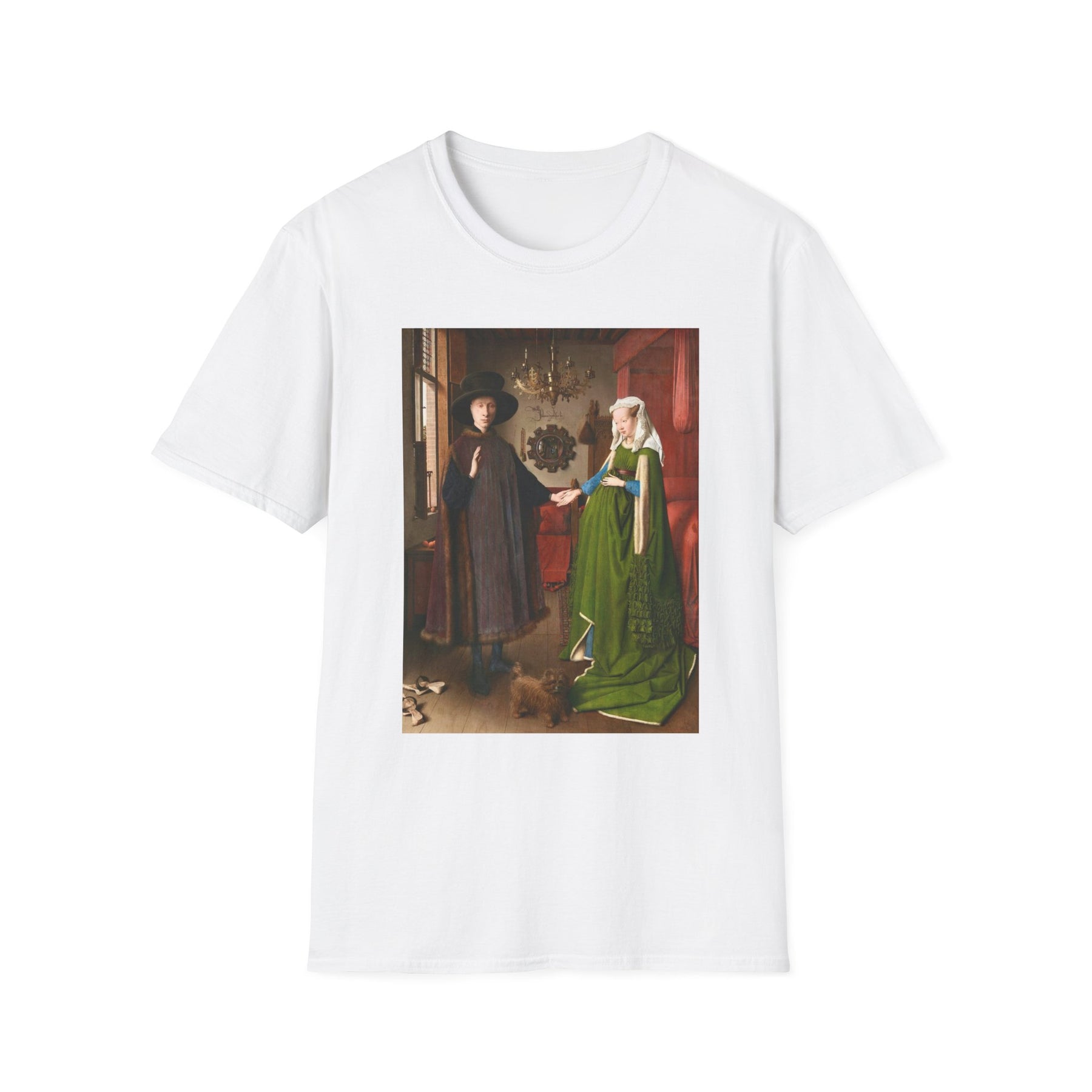 The Arnolfini Portrait (1434) by Jan van Eyck Unissex T-Shirt