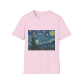 Van Gogh, The Starry Night Unissex T-Shirt