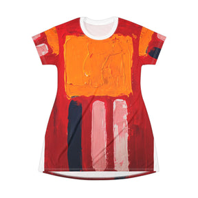 Paint Masterpiece T-Shirt Dress (AOP)