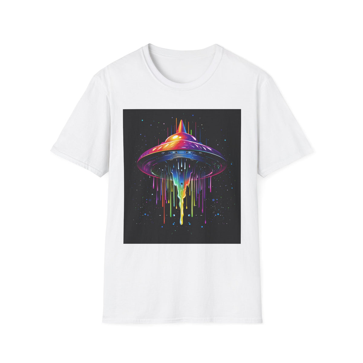 Neo Flying Saucer Unissex T-Shirt