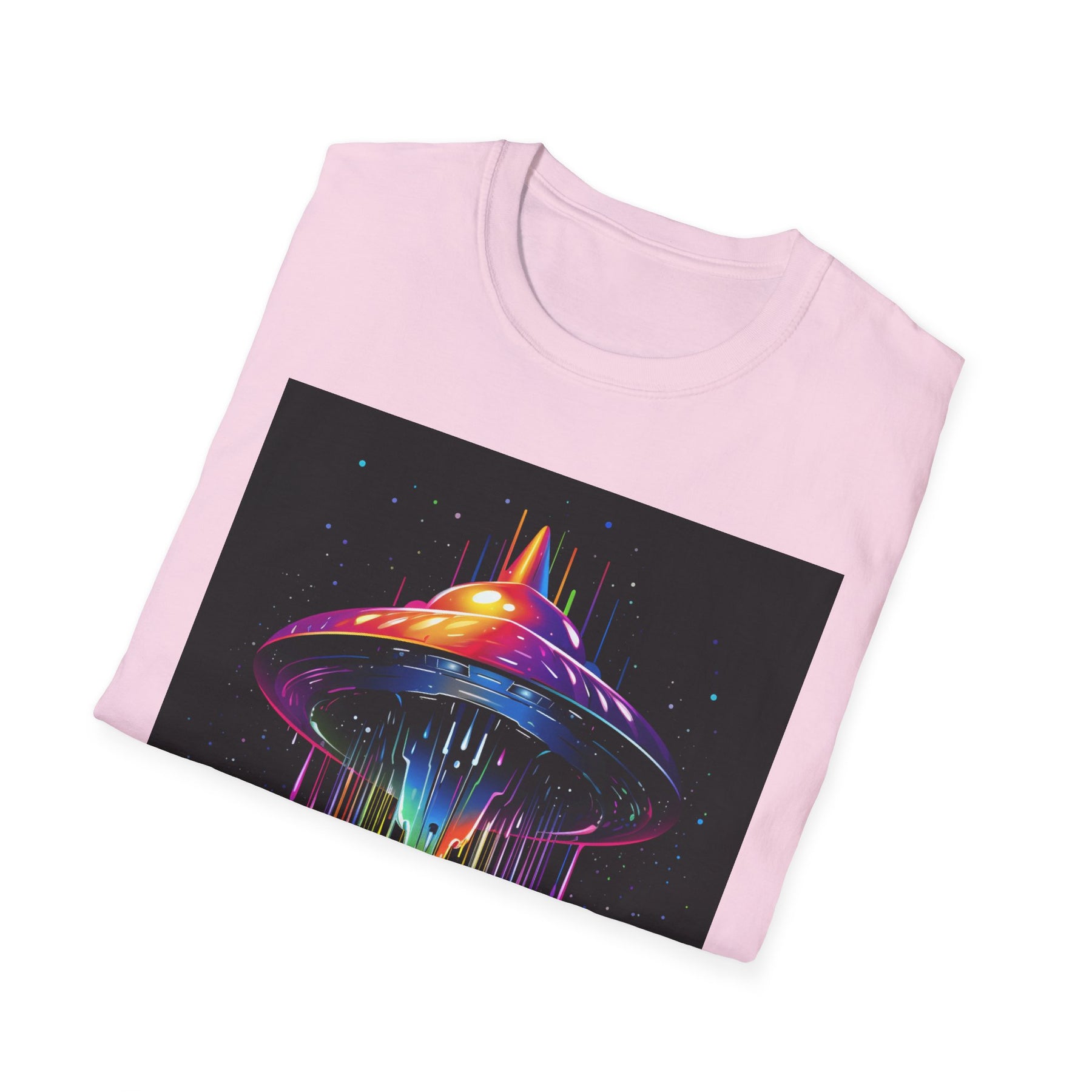 Neo Flying Saucer Unissex T-Shirt