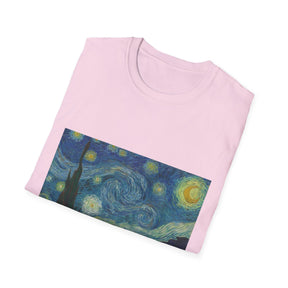 Van Gogh, The Starry Night Unissex T-Shirt