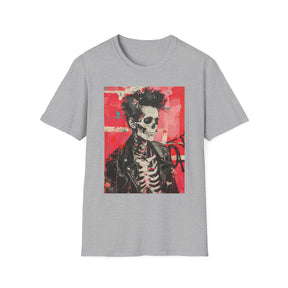 Punk Skull Unissex T-Shirt