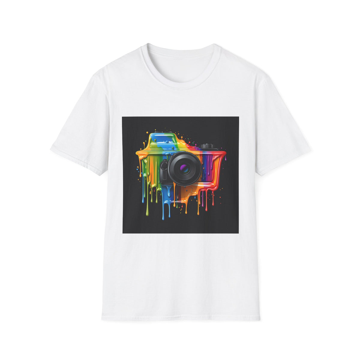 Neon Cam Saucer Unissex T-Shirt