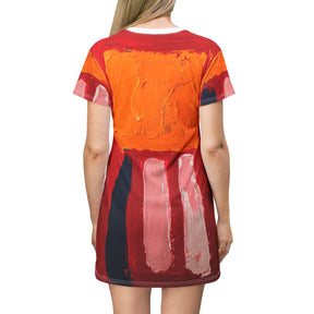 Paint Masterpiece T-Shirt Dress (AOP)