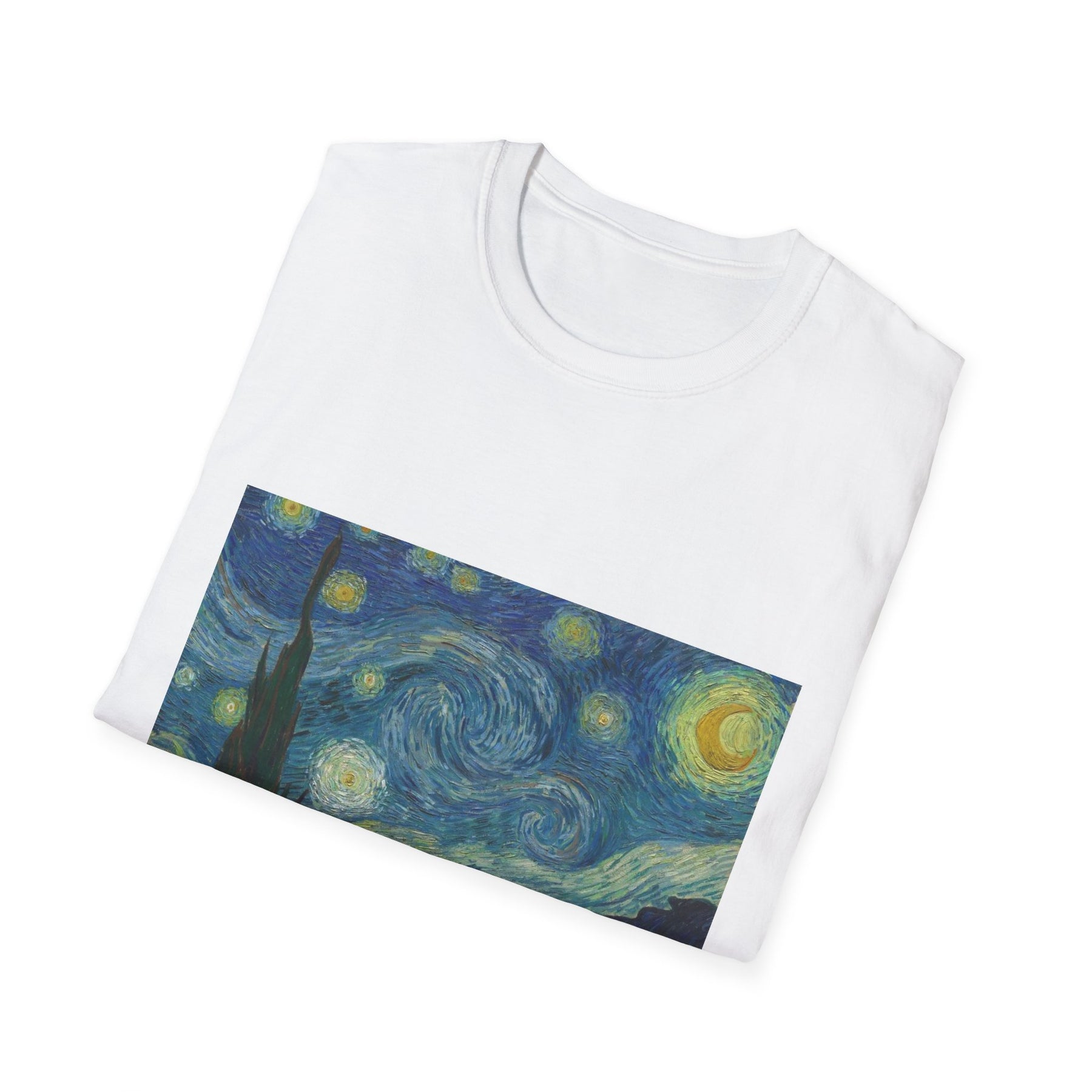 Van Gogh, The Starry Night Unissex T-Shirt