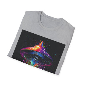 Neo Flying Saucer Unissex T-Shirt