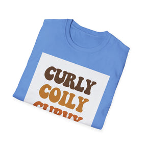 Curly, Coily Unissex T-Shirt