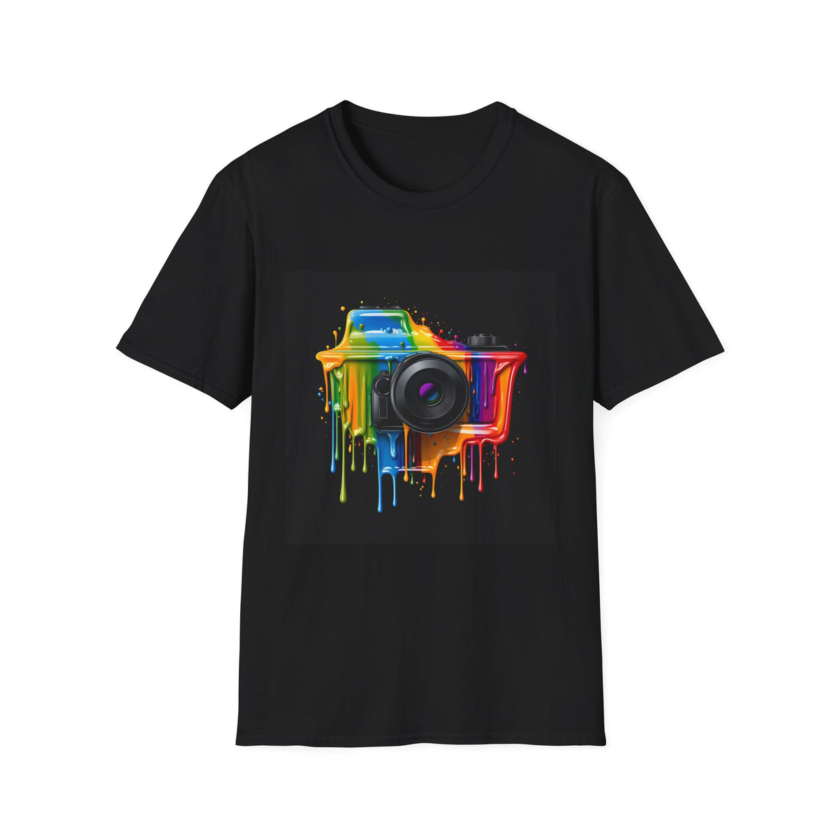 Neon Cam Saucer Unissex T-Shirt