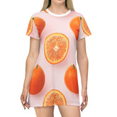 Orange T-Shirt Dress (AOP)