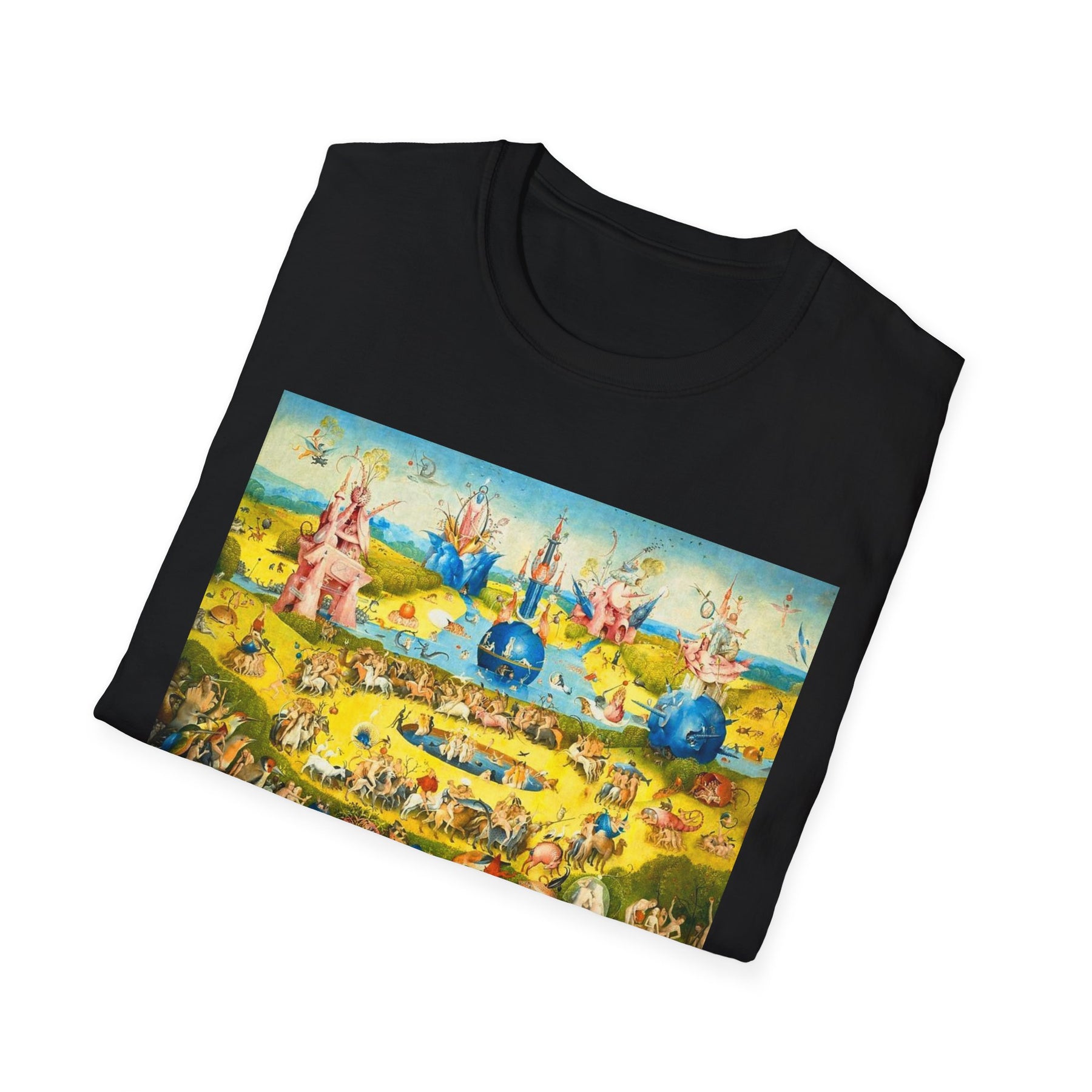 Hieronymus Bosch, The Garden of Earthly Delights Unissex T-Shirt