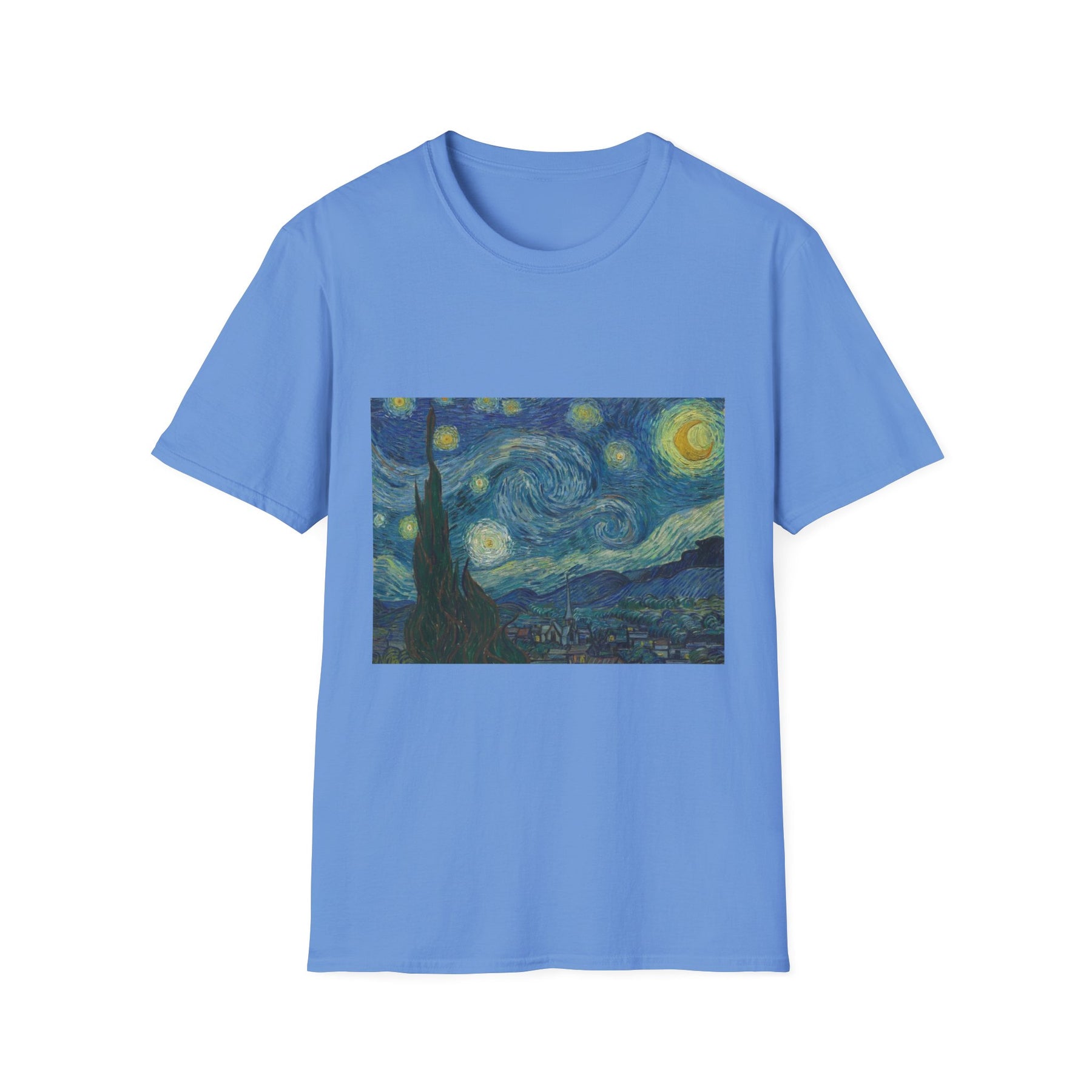 Van Gogh, The Starry Night Unissex T-Shirt