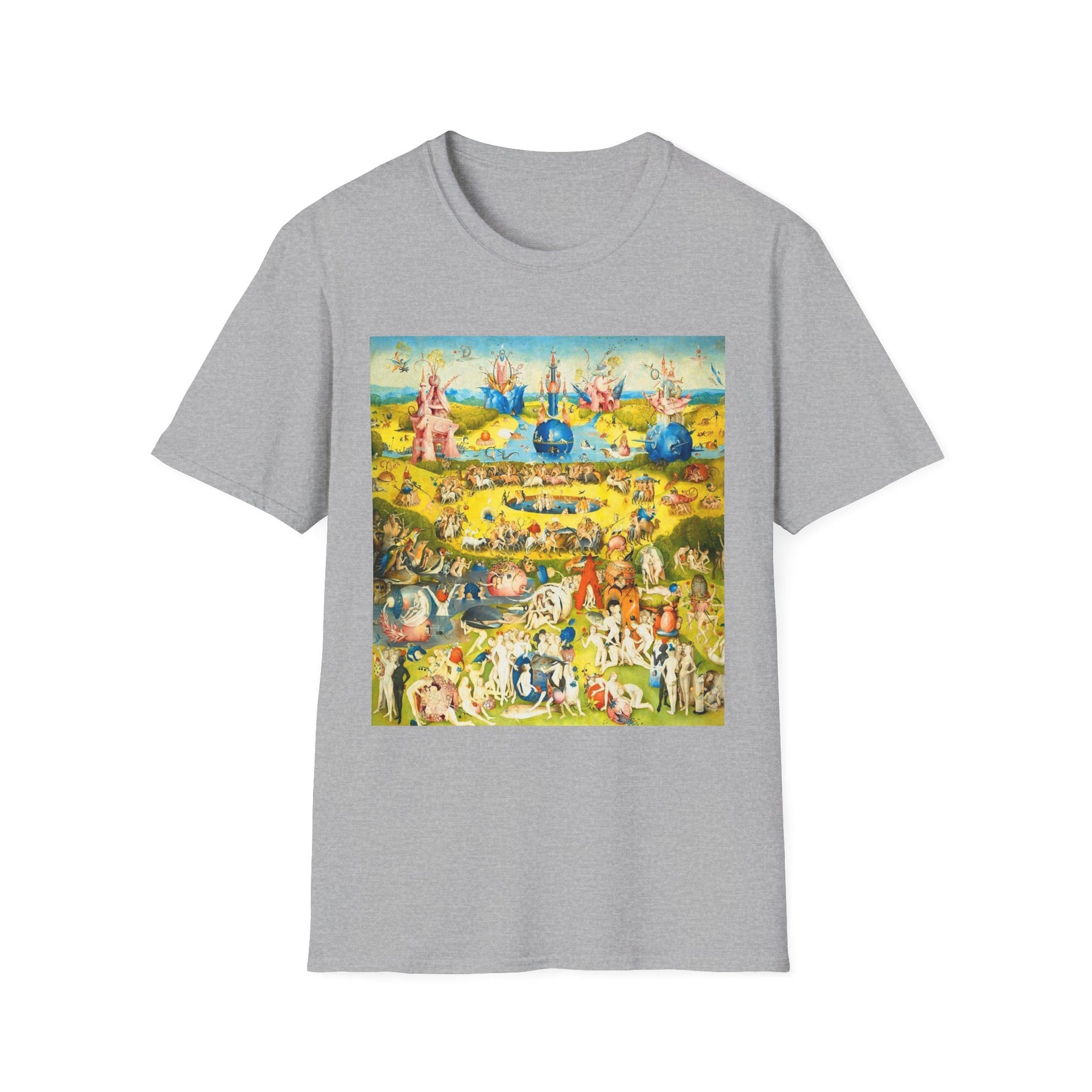 Hieronymus Bosch, The Garden of Earthly Delights Unissex T-Shirt