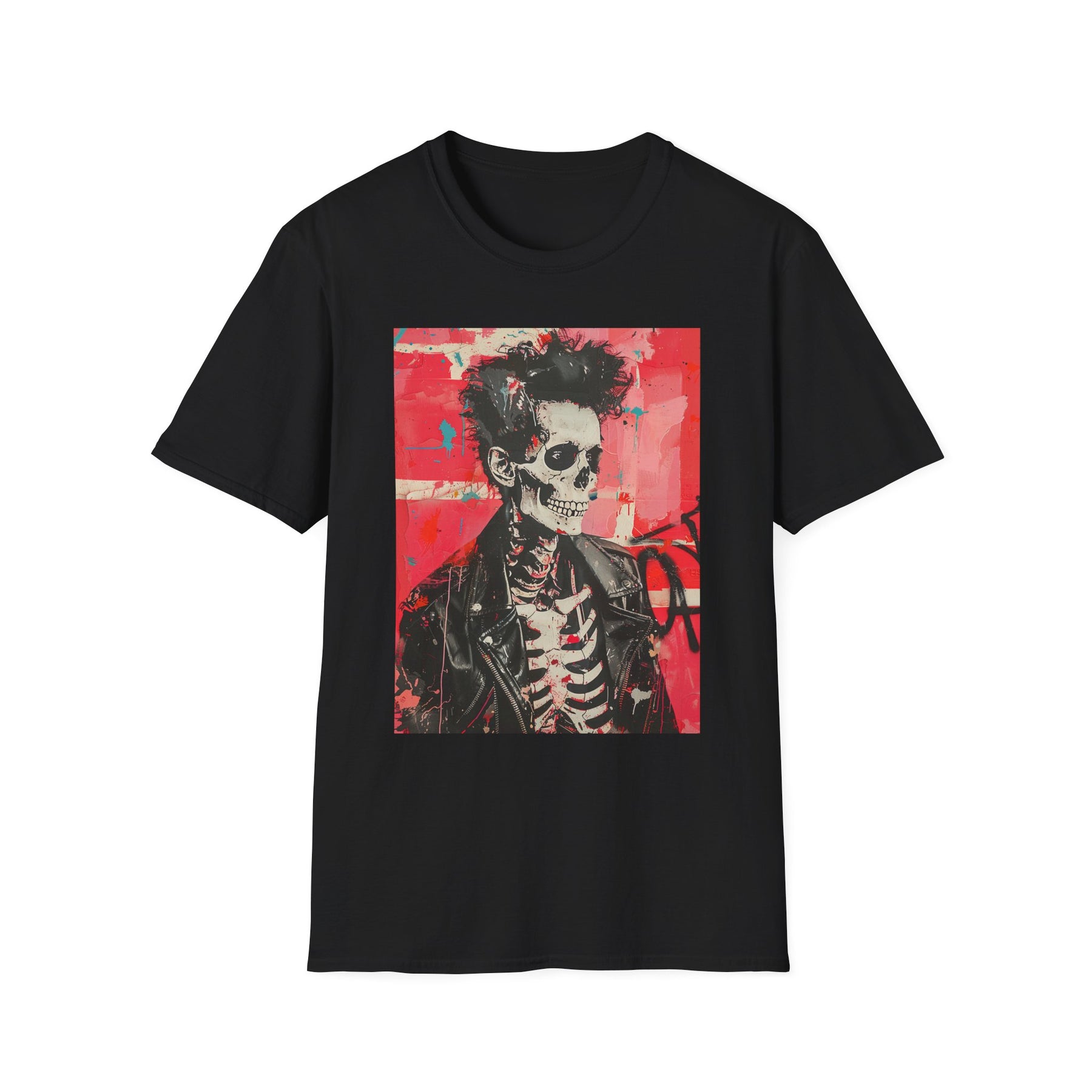 Punk Skull Unissex T-Shirt