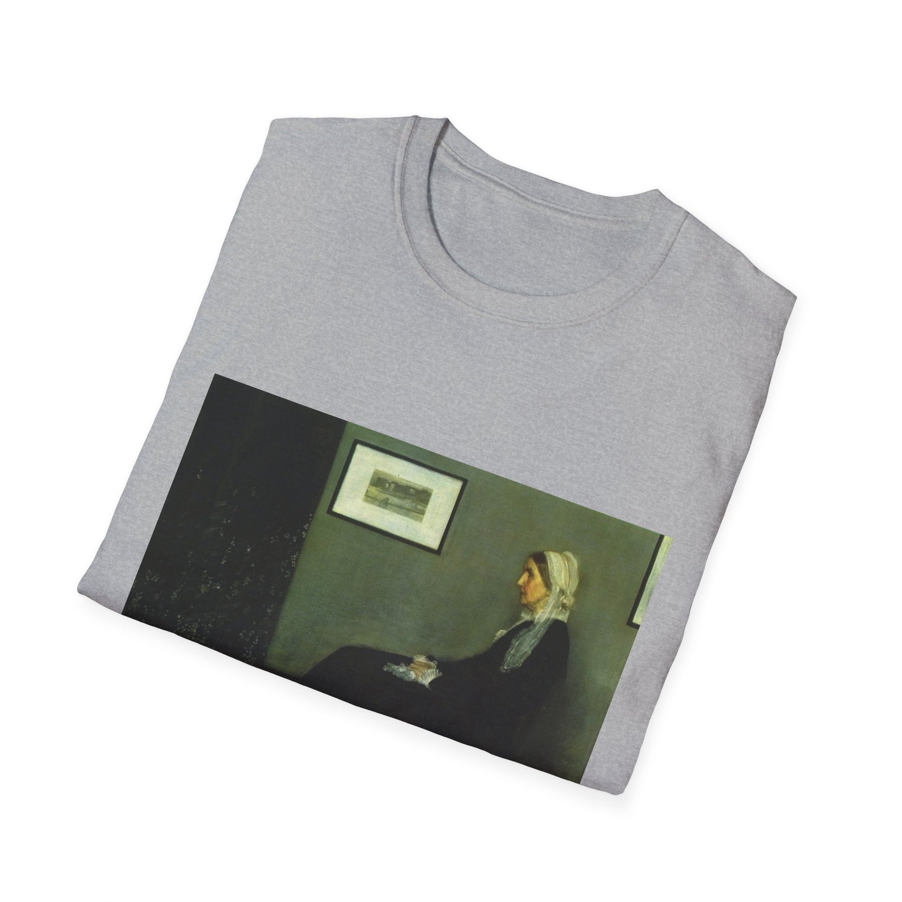 James Abbott McNeill Whistler, Arrangement in Grey and Black No. 1 Unissex T-Shirt