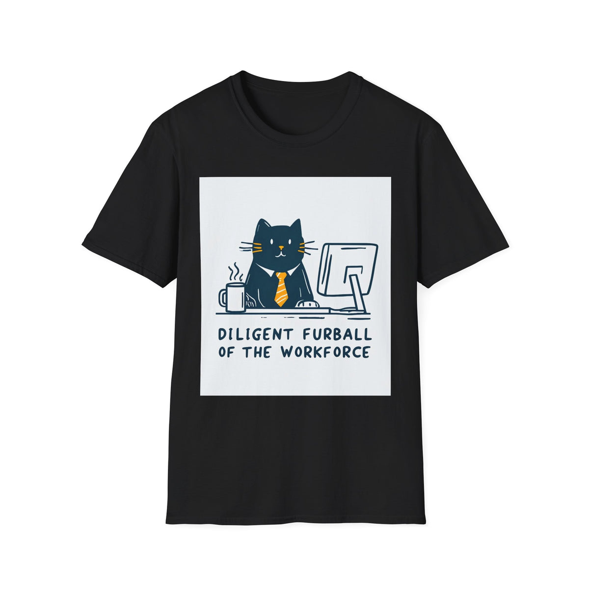 Diligent Furball Unissex T-Shirt