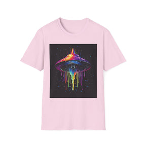 Neo Flying Saucer Unissex T-Shirt