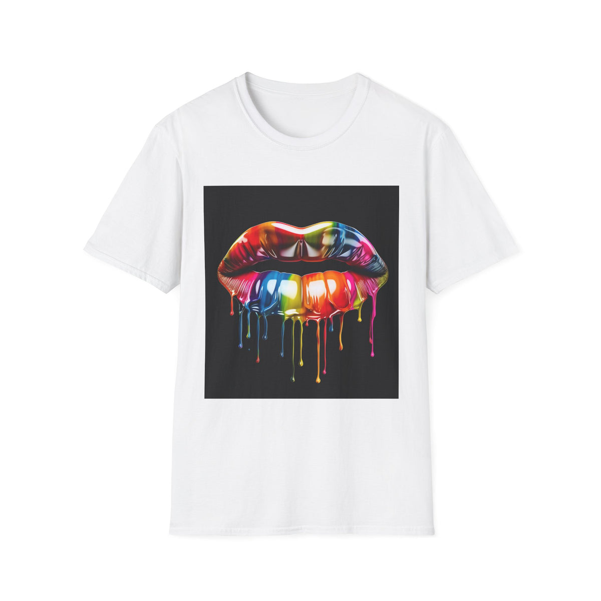 Neon Kiss Unissex T-Shirt