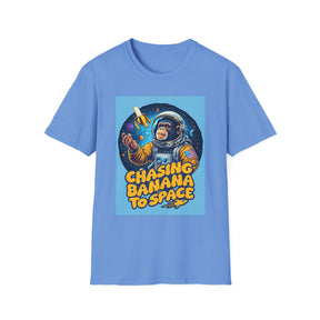 Chasing Banana To Space Unissex T-Shirt