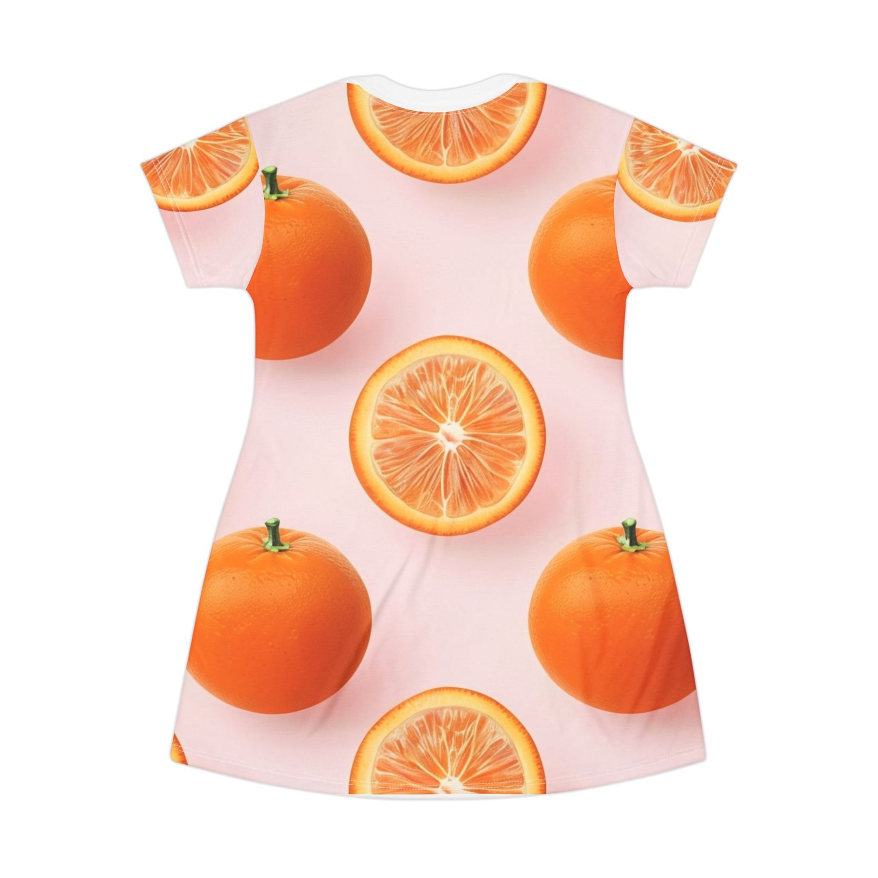 Orange T-Shirt Dress (AOP)