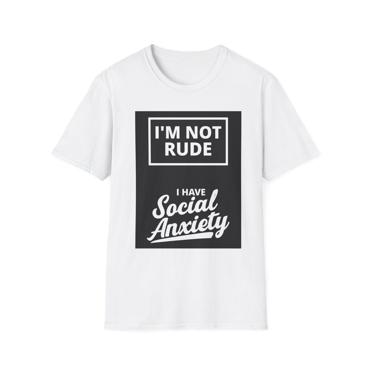 I'm Not Rude Unissex T-Shirt