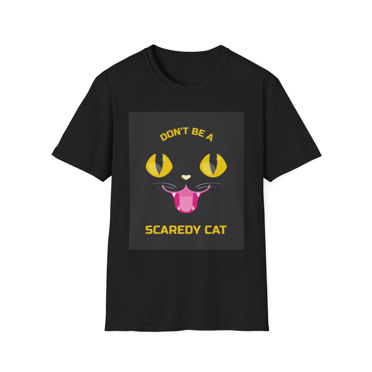 Scaredy Cat Unissex T-Shirt