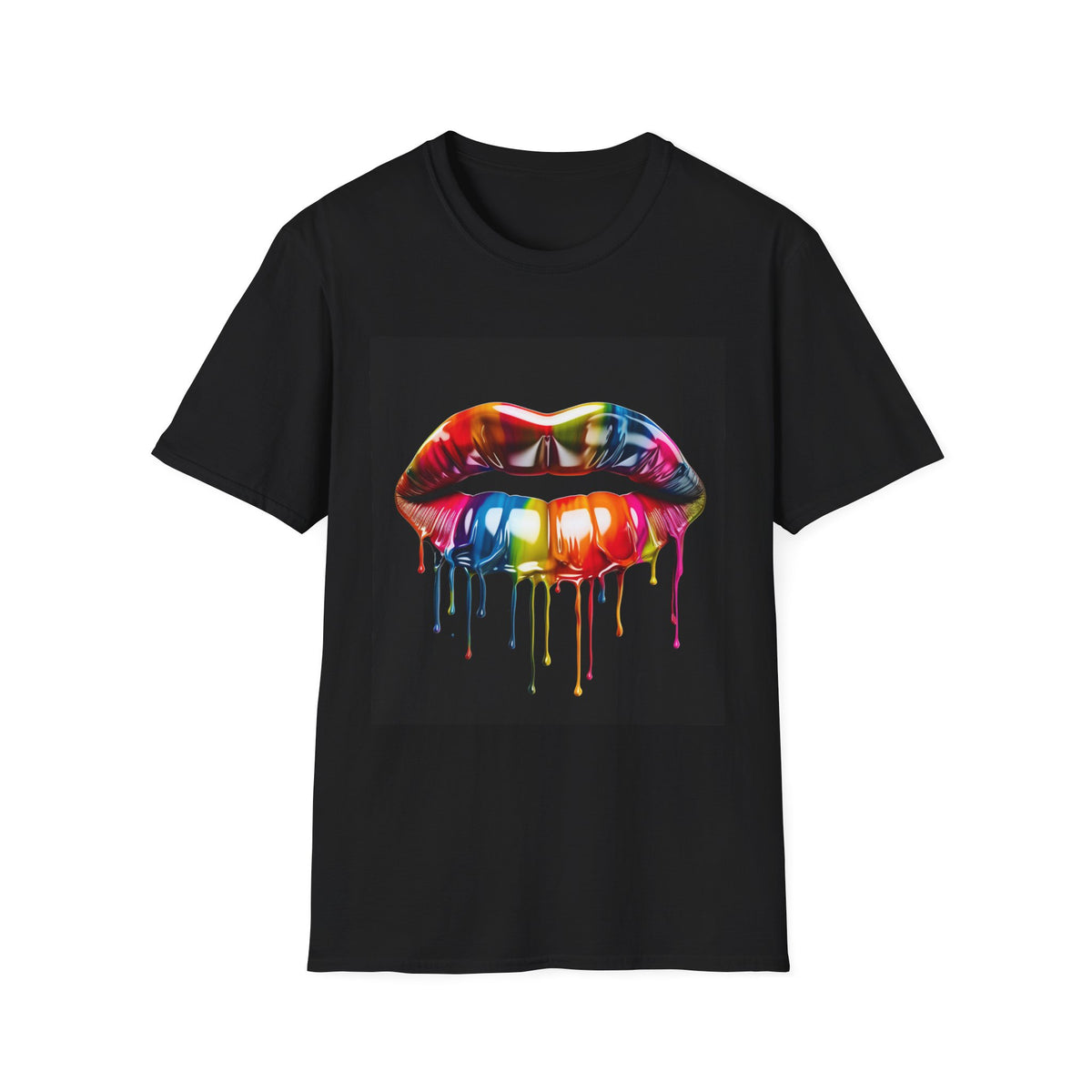 Neon Kiss Unissex T-Shirt