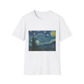 Van Gogh, The Starry Night Unissex T-Shirt