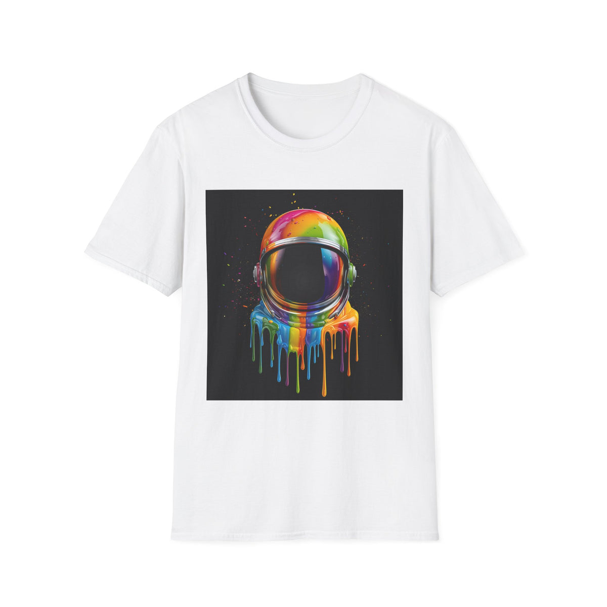 Neon Astronaut Unissex T-Shirt