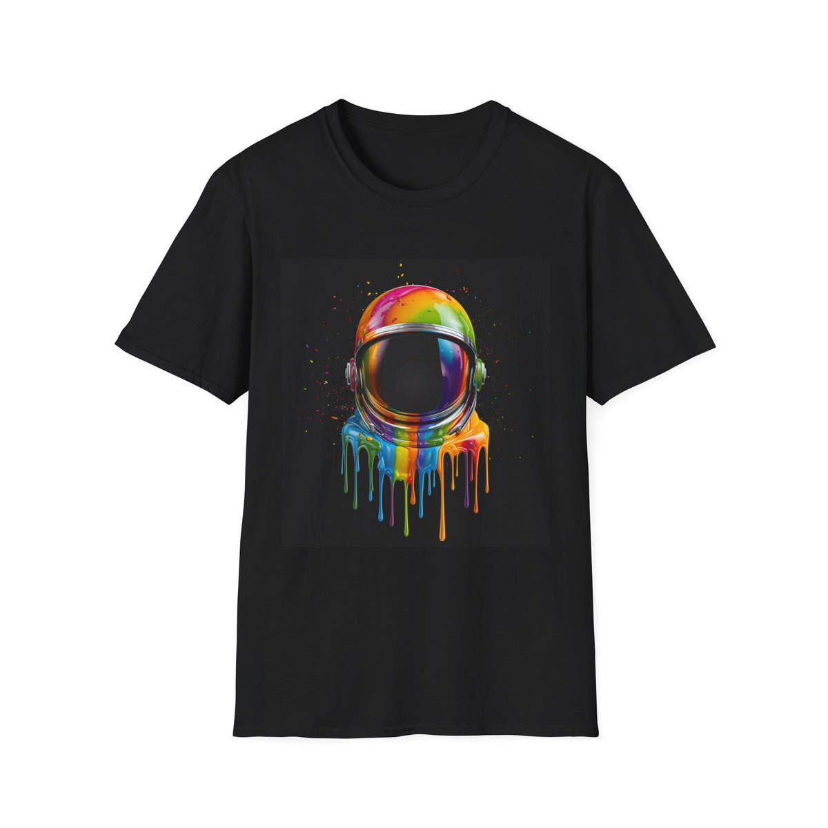 Neon Astronaut Unissex T-Shirt