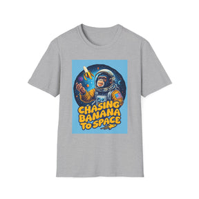 Chasing Banana To Space Unissex T-Shirt