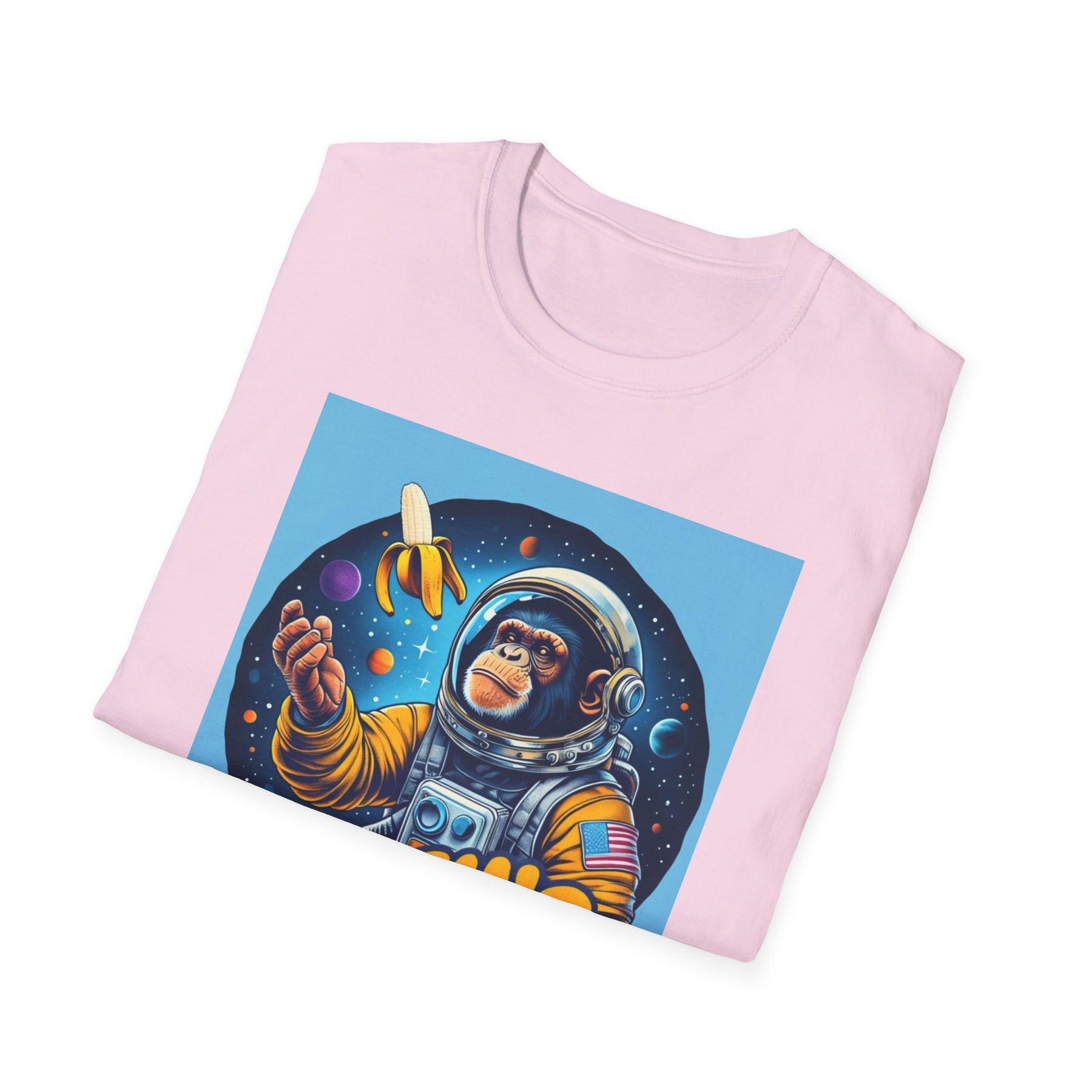 Chasing Banana To Space Unissex T-Shirt