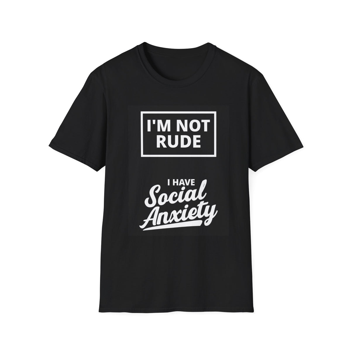 I'm Not Rude Unissex T-Shirt