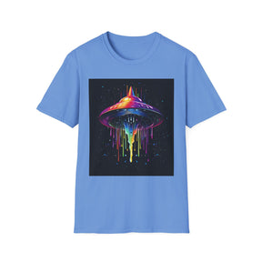 Neo Flying Saucer Unissex T-Shirt